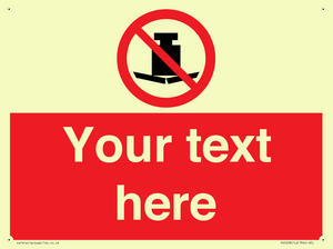 Custom No Heavy Loads Sign